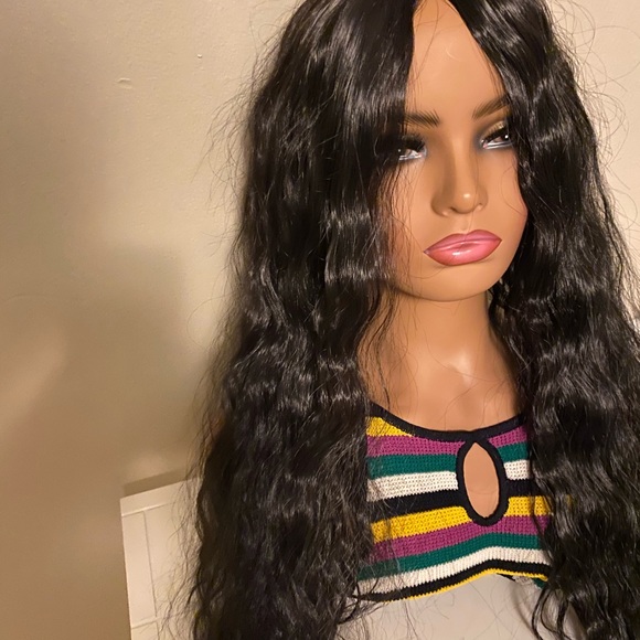 black crimp wig - Picture 4 of 6